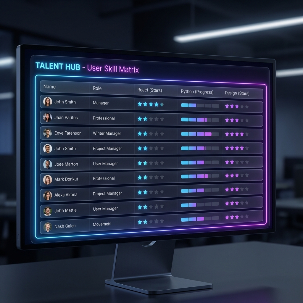 Skills Matrix Dashboard